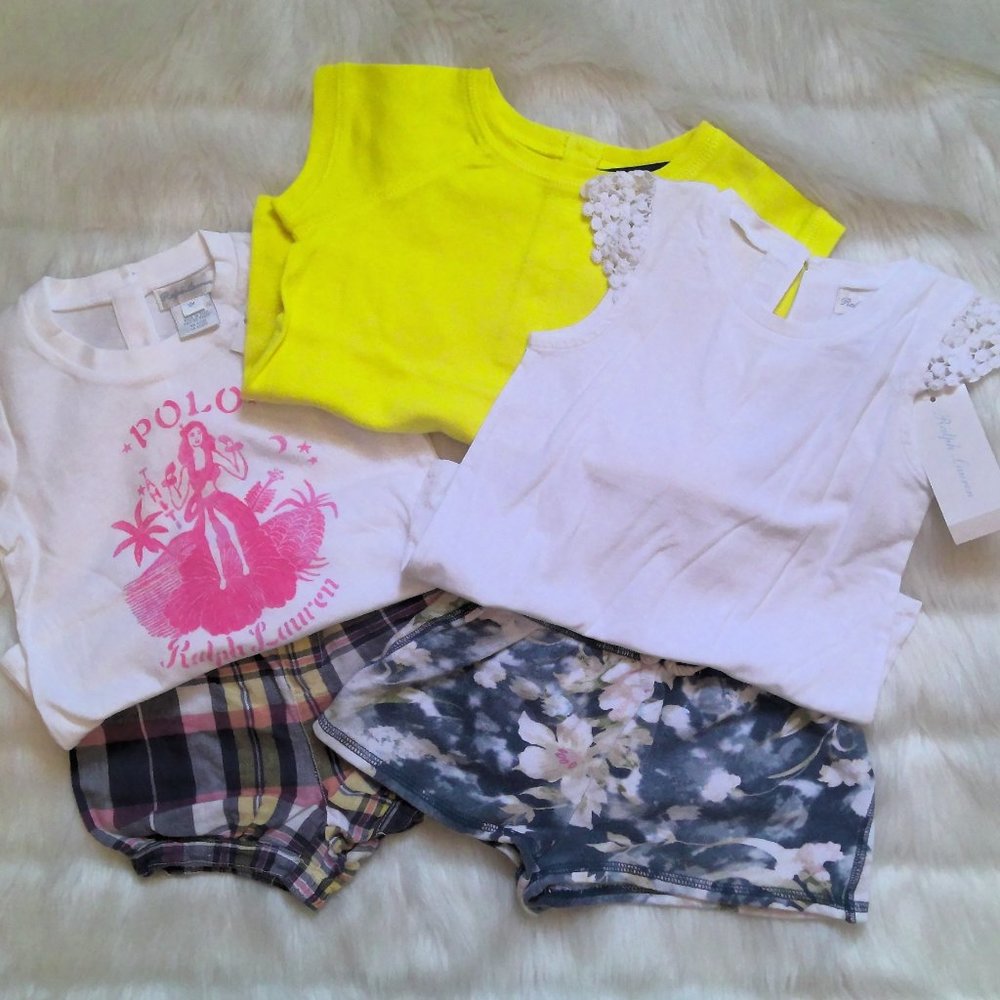 Ralph Lauren 18m Tops and Shorts